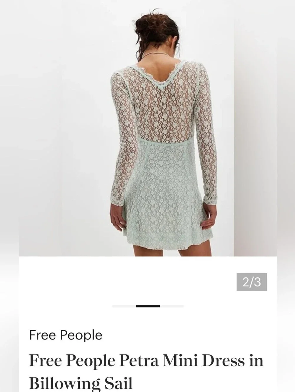NWT Free People Petra Mini Dress